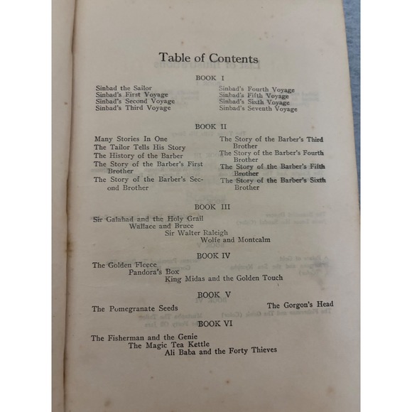 Antique In Story Land Hardcover Childrens Book 1925 Inscription Illustrated - Picture 10 of 11